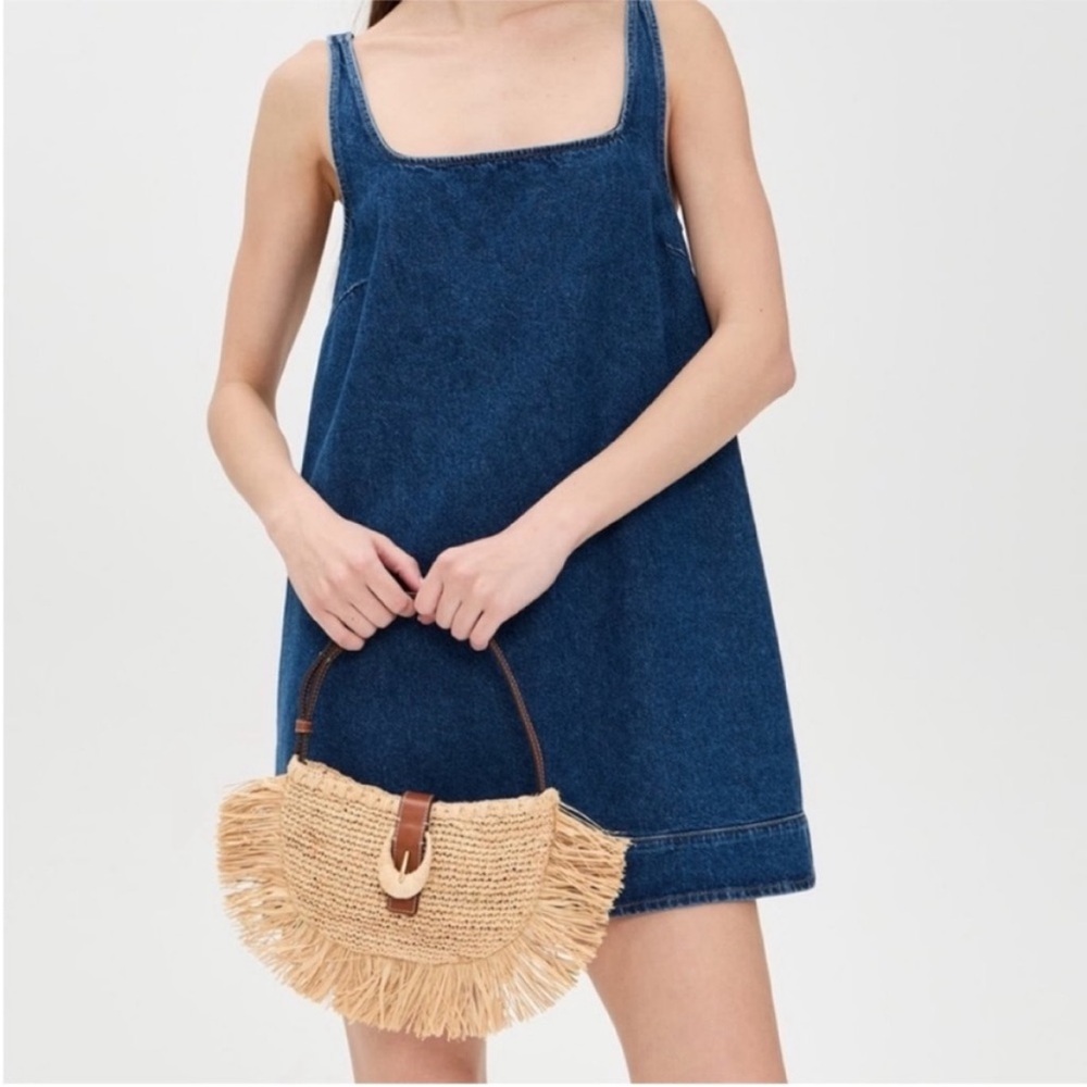NWT • STAUD Alana bag in Raffia - Picture 2 of 9